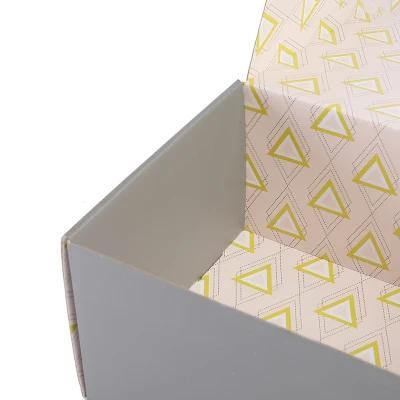 Custom Printed with Logo Corrugated Paper Folding Packaging Shoe Box