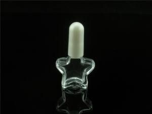 10ml Star Shape Glass Nail Polish Bottle with Cap and Brush
