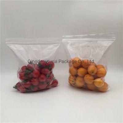 Food Grade Plastic Custom Printed Zip Click Transparent Zipper Bag with Retail Box