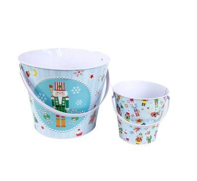 Hot Sale Low Price Professional Custom Bucket Tin Box for Gifts/ Toys Packing Box