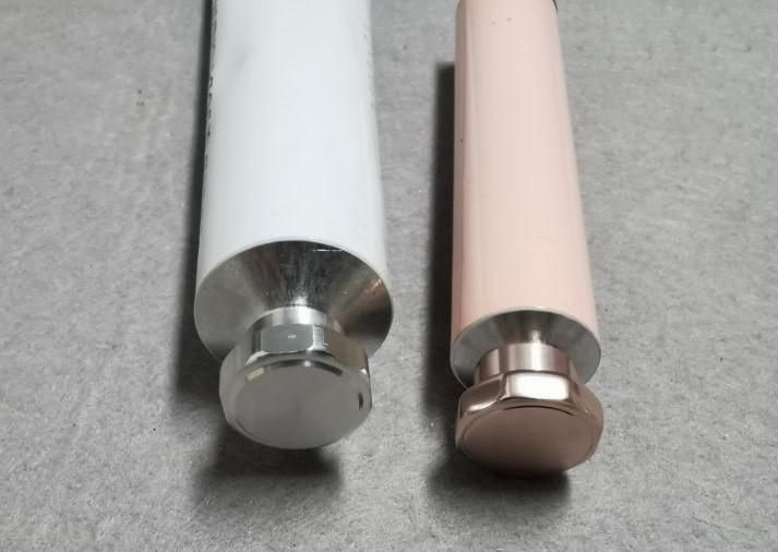 Empty Hair Color Cosmetic Soft Tube Body Lotion Packaging Metal Aluminum Collapsible Tube