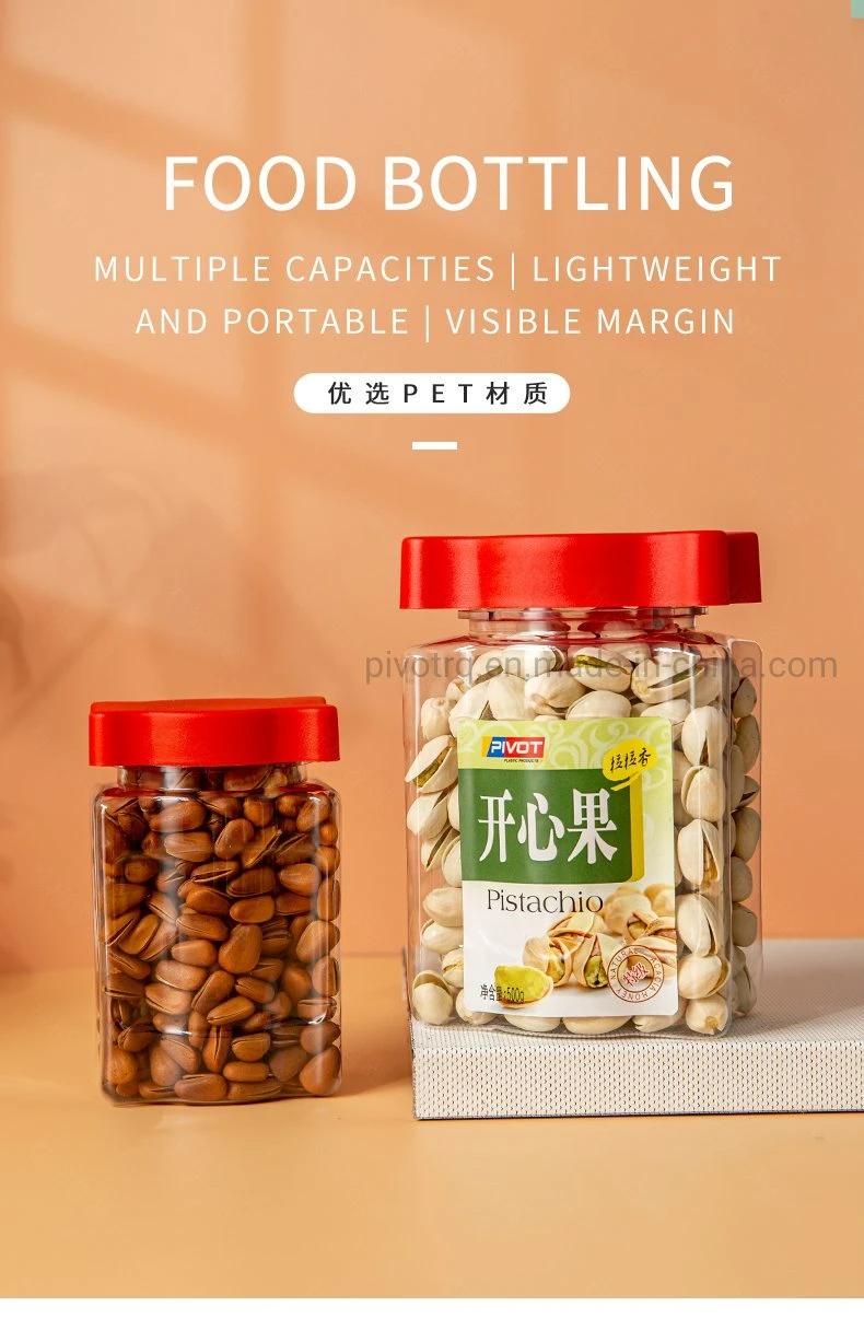 350ml 650ml Wild Mouth Pet Plastic Bottle for Food Storage