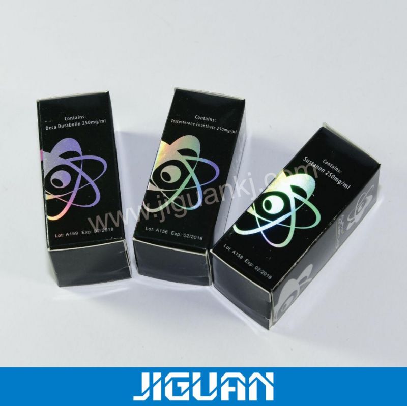 Customized High Quality Pharmaceutical Steroid 10ml Non-Hologram Vial Box