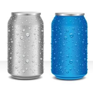 9 Color Printing Shaped Aerosol Spray Cans Threaded Aluminum Can Beverage Aluminum Can