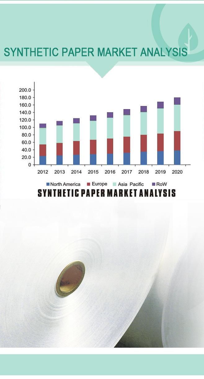 PE Stone Powder Synthetic Paper for Vegetable Food Packaging Application