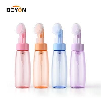 Colorfull Foam Bottles 270ml Bottels with Silicone Brush