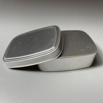 Silver Round and Square Aluminum Cream Jar Candle Aluminum Jar