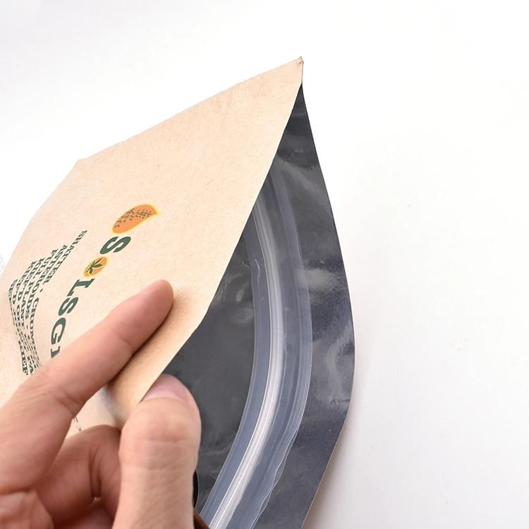 Custom Child Proof Shatter Concentrate Mylar Bag Packaging