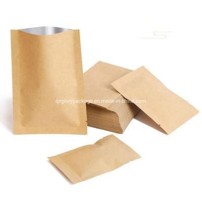 Food Packaging BBQ Printed Aluminum Foil Lined Kraft Paper Bag