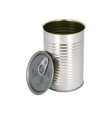 Metal Ring Pull Tin Can Empty Food Storage Tin Cans in Stock