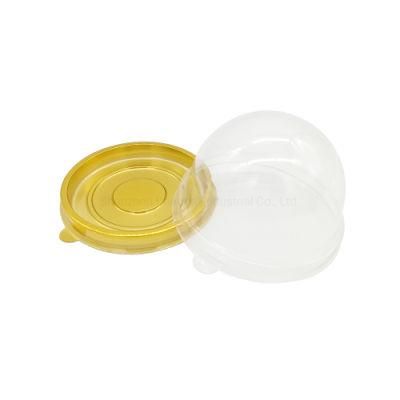 Clear Small Dome Round Plastic Cake Box