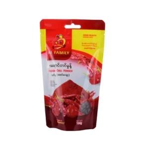 Glossy Surface Plastic Packaging for Spices Flour Powder Packaging Coffee Powder Packaging Stand up Pouch Ziplock Bag with Logo Printed