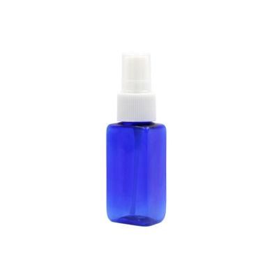 Low MOQ Blue Clear Custom Logo Cosmetic Makeup 30ml 60ml 100ml 250ml Plastic Pet Mist Hair Body Spray Bottle