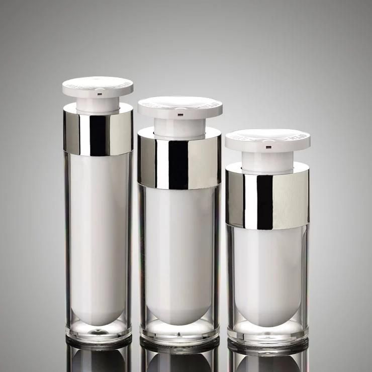 Custom Empty Luxury Cream Bottle 30ml Acrylic Cosmetic Bottle with Pump