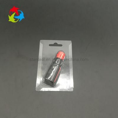 Pet Plastic Slide Blister Packaging with Blister Card