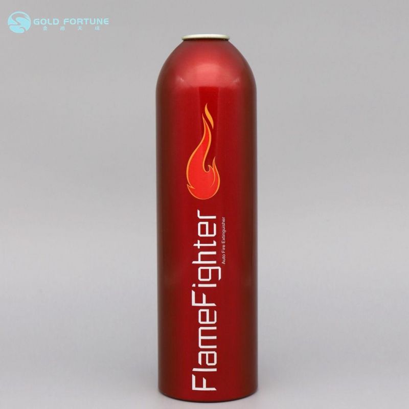 Custom Printed High Pressure Aerosol Fire Extinguisher Aluminum Can