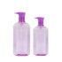 New Style Cosmetic Containers Stripe Packaging 300ml 500ml Shampoo Lotion Bottles for Hair and Body