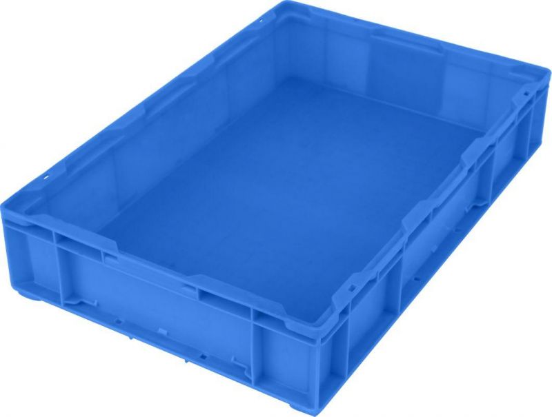 HP5a Plastic Turnover Logistics Container Box HP Standard Auto Parts Logistic Box Durable Opaque Plastic Storage Boxes