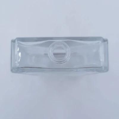 110ml Empty Luxury Refillable Custom Wholesale Square Spray Glass Perfume Bottle Jdc110