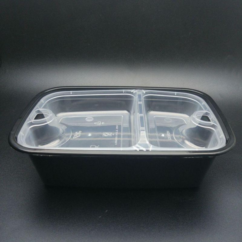 Hot Sale Disposable Plastic Food Container 1500ml PP Lunch Box