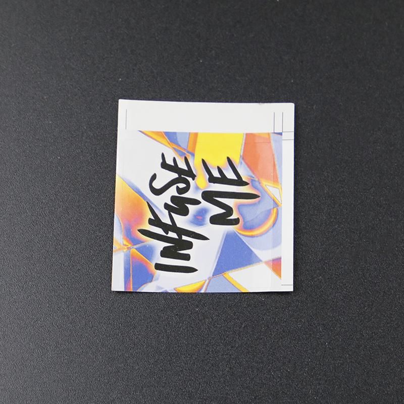 PP Material Square Small Waterproof Custom Sticker