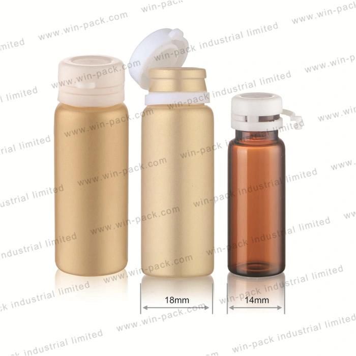 3ml 4ml 5ml 8ml 10ml Wholesales Yellow Unique Cosmetic Glass Lock Containers Bottle for Makeup