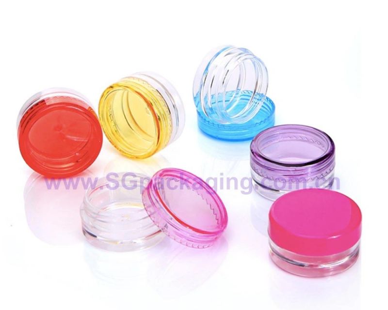 Pet Plastic Jars Cosmetics 1oz/2oz/3oz/4oz/6oz/8oz Matte Black Plastic Jars with Lids Wholesale