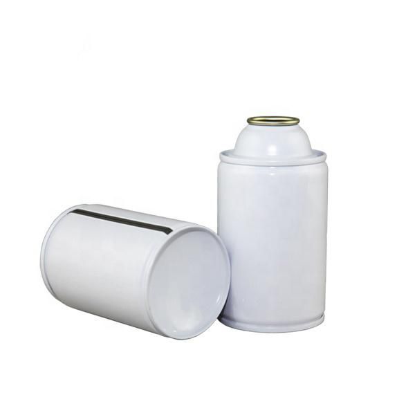 Complete Cosmetics Packaging: Aerosol Can with Valve Actuator Cap