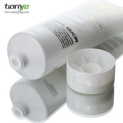 508 Ml White Round Flip to Open Plastic Packaging Tube