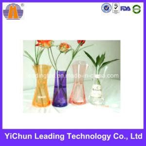 Stand up Customized Designed Colorful PVC Fordable Fashion Vase Bag