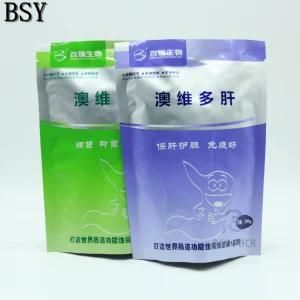 Custom Logo Aluminium Foil High Barrier Easy Tear Notch Medicine Use Plastic Packing Bag