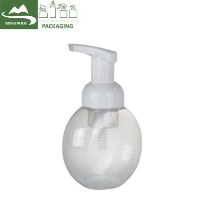 Free Sample Pet Raw Plastic Round Plastic Sprayer Lotion Pet Cosmetic Containers Bottle