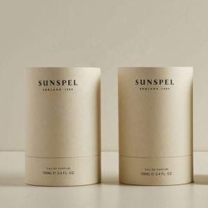 Luxury Biodegradable Candle Kraft Paper Tube Packaging