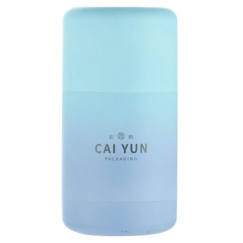 Personal Care Product Gradient Color Holiday Special Plastic Deodorant Container