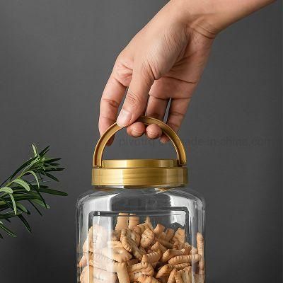 1200ml 40oz Clear Wide Neck Pet Plastic Jar for Food Container