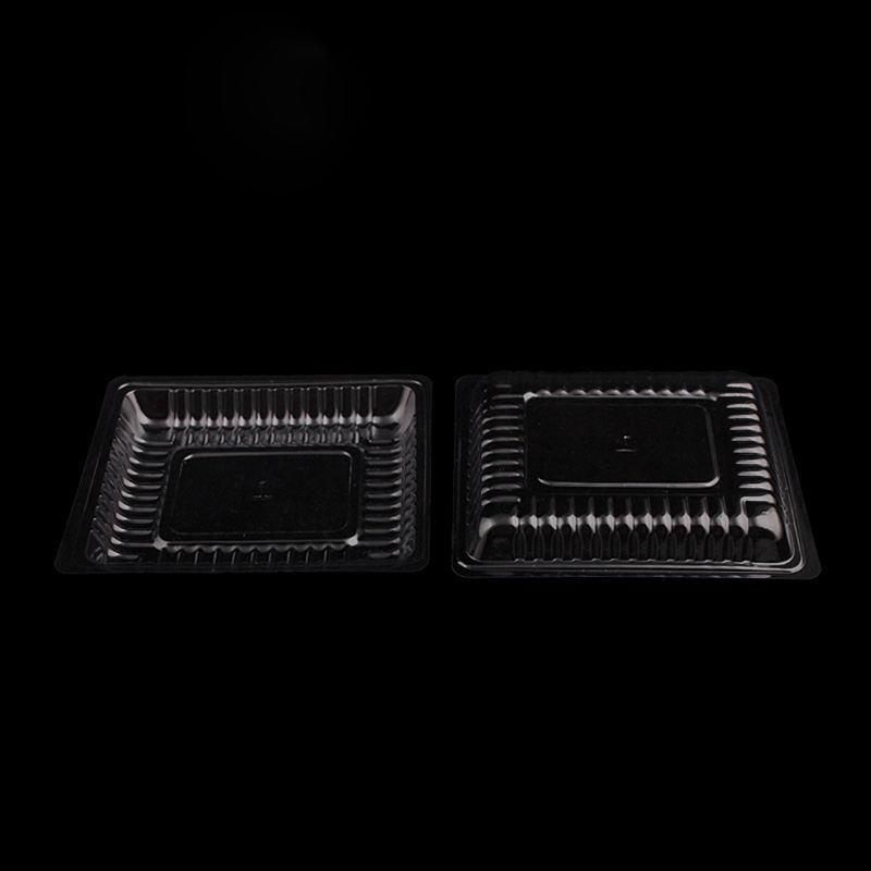 Disposable custom biodegradable transparent food container plastic supermarket fruit food meat trays