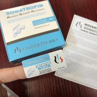 Custom Waterproof Stamping Foil Somatropina HGH 2ml/10ml/5ml Steroids Injection Packaging Box