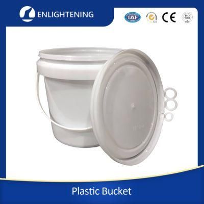1 Litre Plastic Pail with T Tab - Lid, Airtight and Durable