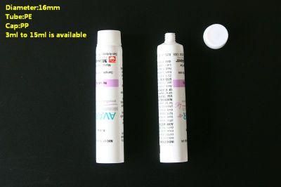 Dia16mm Plastic Tube with Stripe Screw on Cap