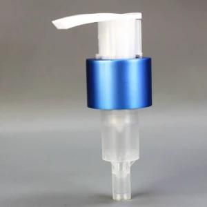 28/410 Plastic Lotionpumps, 2 Cc Shine Blue Smooth Lotion Pumps with Metal Shelled