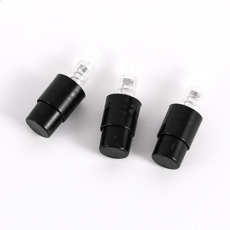 White/Black Mini Smooth Plastic Crimp Sprayer Head