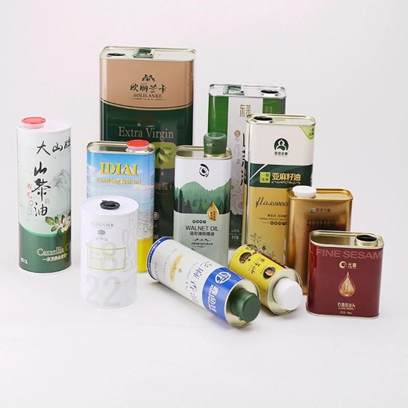 Wholesale 125ml Empty Oil Tin Cans