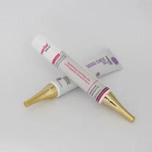 20ml Offset Printing White Tube with Golden Horn Cover