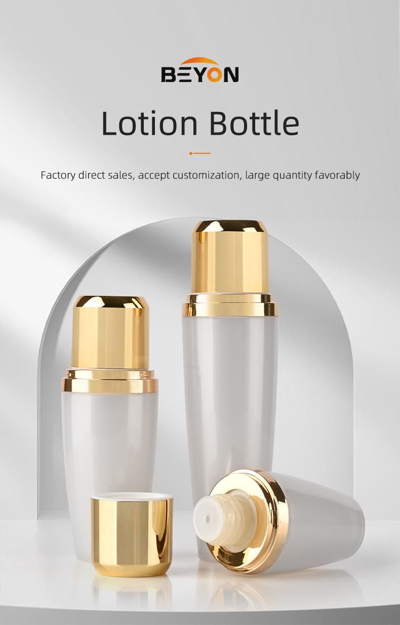 50ml PETG Plastic Lotion Bottle Custom Skincare Container Fancy Packaging Luxury Lotion Bottle with Screw Cap