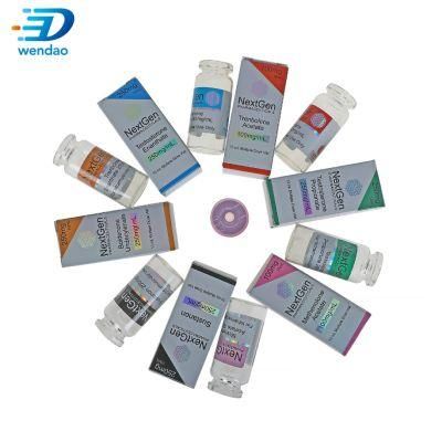 Waterproof Holographic Logos Sticker Transparent Hologram Overlay Label 10ml Vial Labels and Boxes