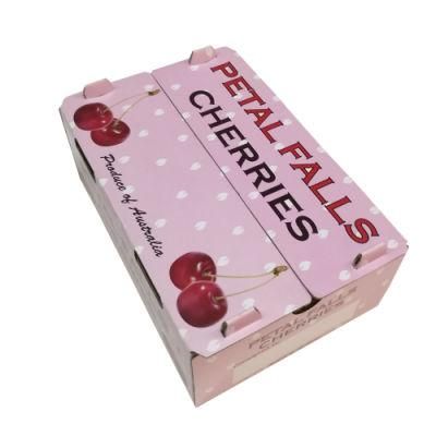 Online Custom Pink Top Grade Paper Moving Box for Packaging Fruits