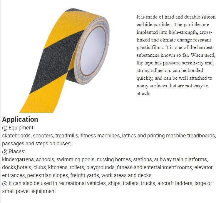 Customissed Specification Safety Anti Slip Tape for Stairs