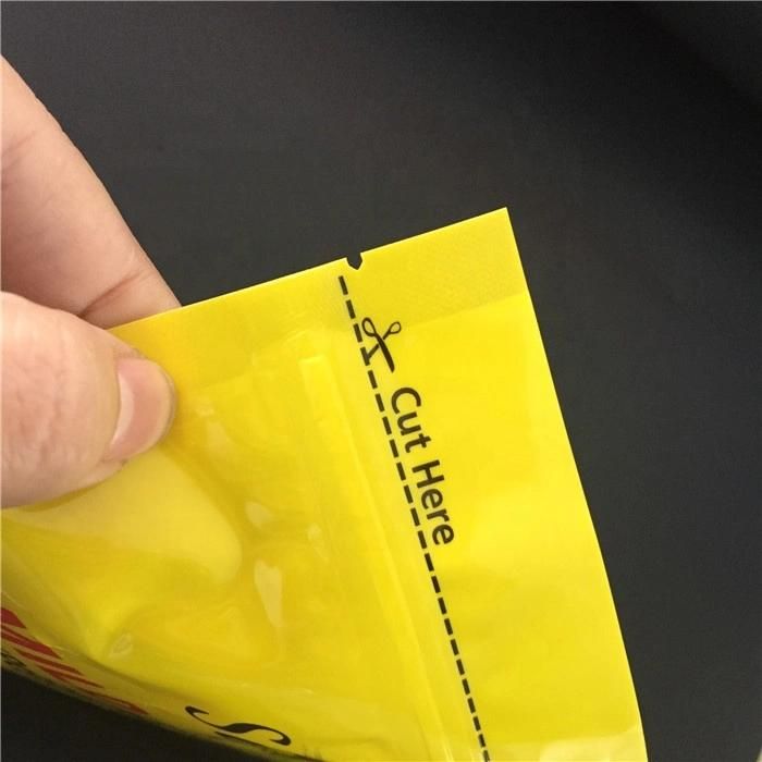 Customized Resealable Compound Plastic Bag with Zipper/One Side Transparent Window Bag