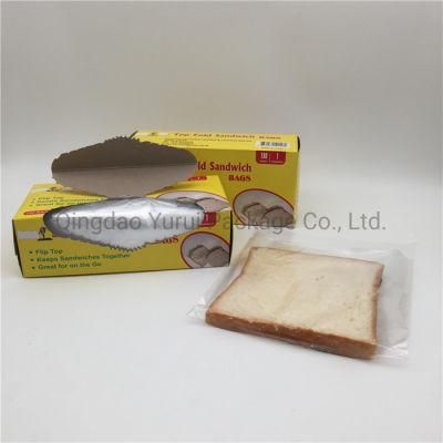 LDPE Fold Top Sandwich Bag Packing in Box