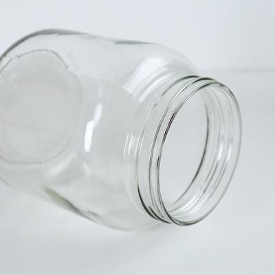 Hot Sale Custom Clear 1000 Ml 480 Ml 250 Ml Glass Jar for Food Beverage Storage